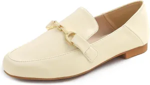 FEVERSOLE Women's Fashion Daily Comfort Soft Penny Loafer Office Work Flats