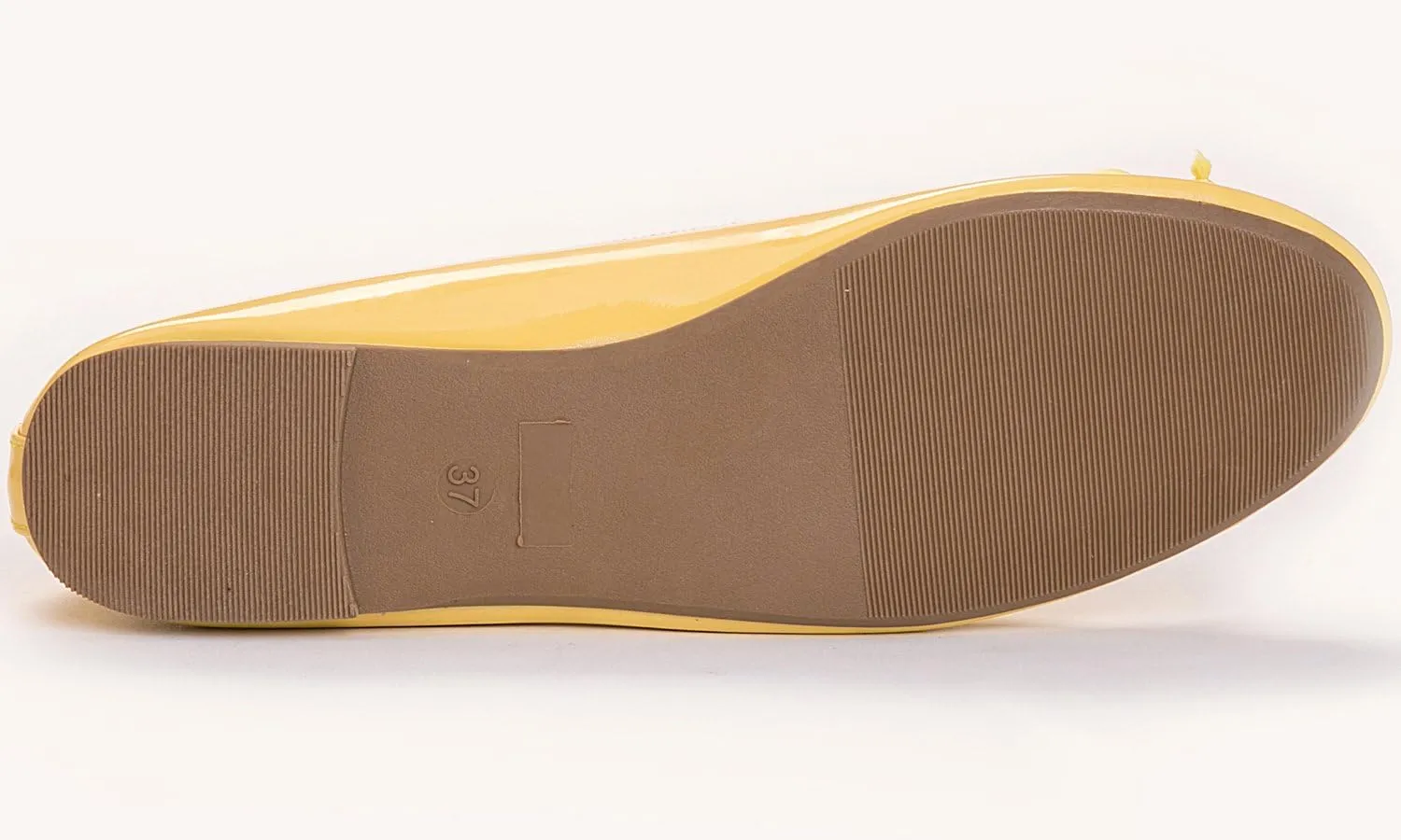 FEVERSOLE Women's Macaroon Colorful Memory Foam Cushion Insock Patent Ballet Flat