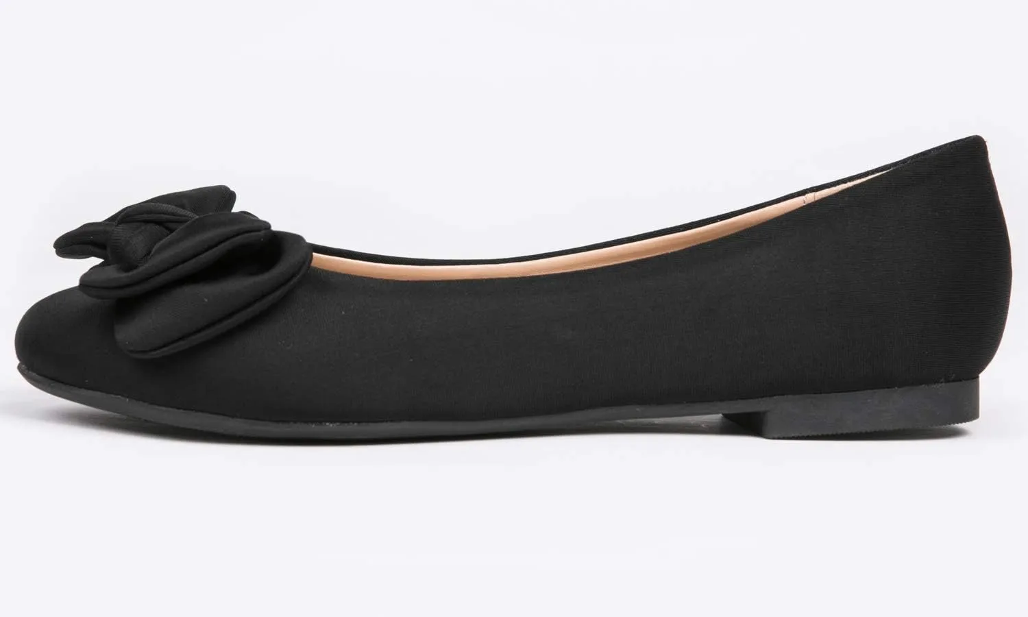 Feversole Women's Round Toe Cute Bow Trim Ballet Flats