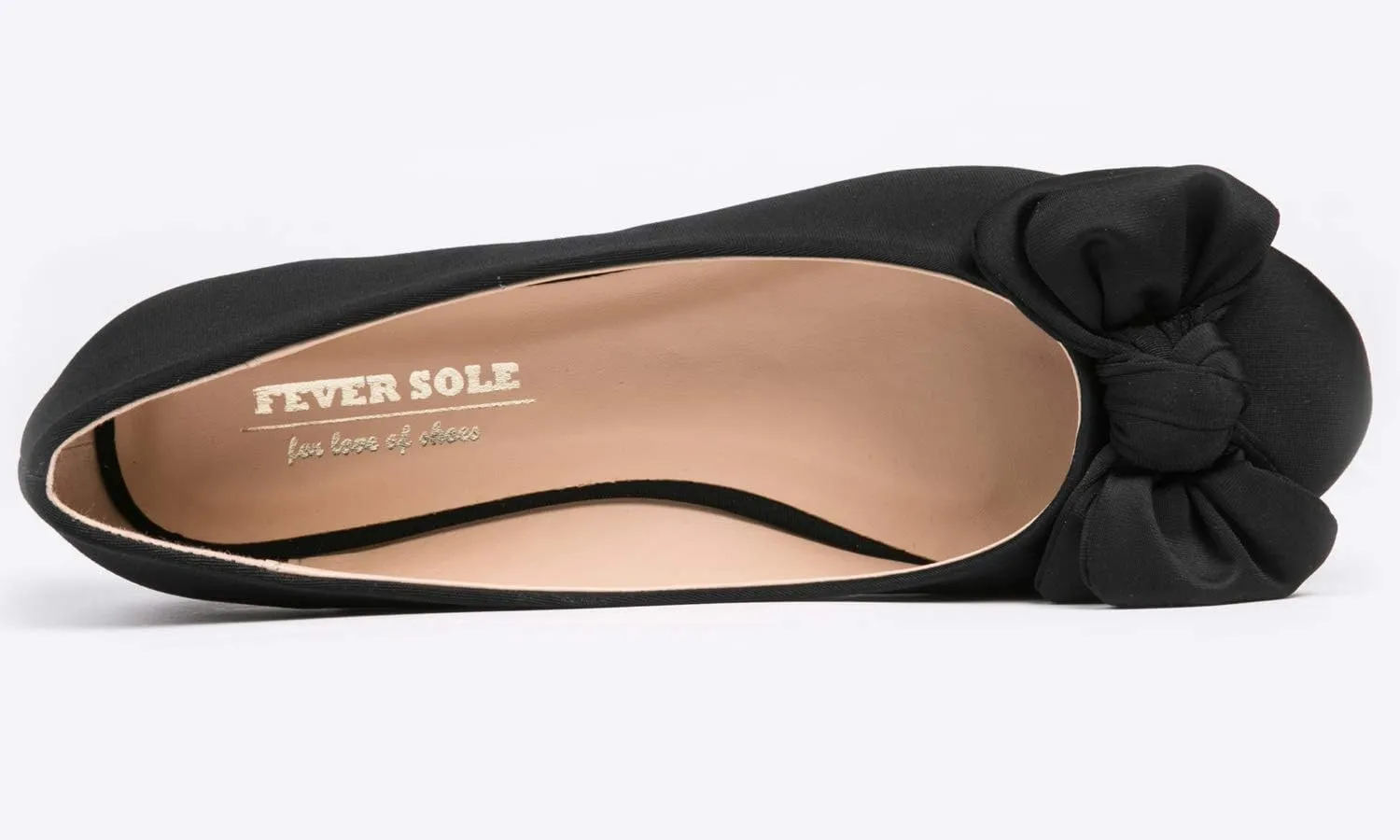 Feversole Women's Round Toe Cute Bow Trim Ballet Flats