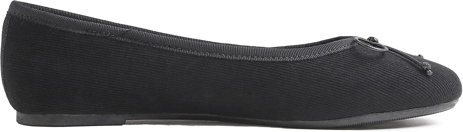 FEVERSOLE Women's Ultra Soft Colorful Memory Foam Cushioned Faux Suede Home Ballet Flats