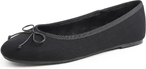 FEVERSOLE Women's Ultra Soft Colorful Memory Foam Cushioned Faux Suede Home Ballet Flats