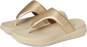 FitFlop Women's F-Mode Go Adjustable Flatform Toe-Post Sandals Wedge