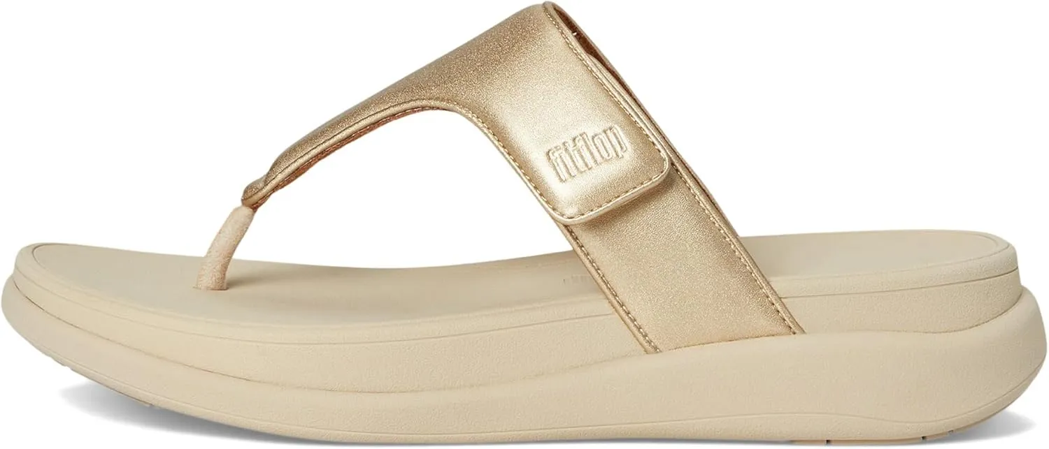 FitFlop Women's F-Mode Go Adjustable Flatform Toe-Post Sandals Wedge