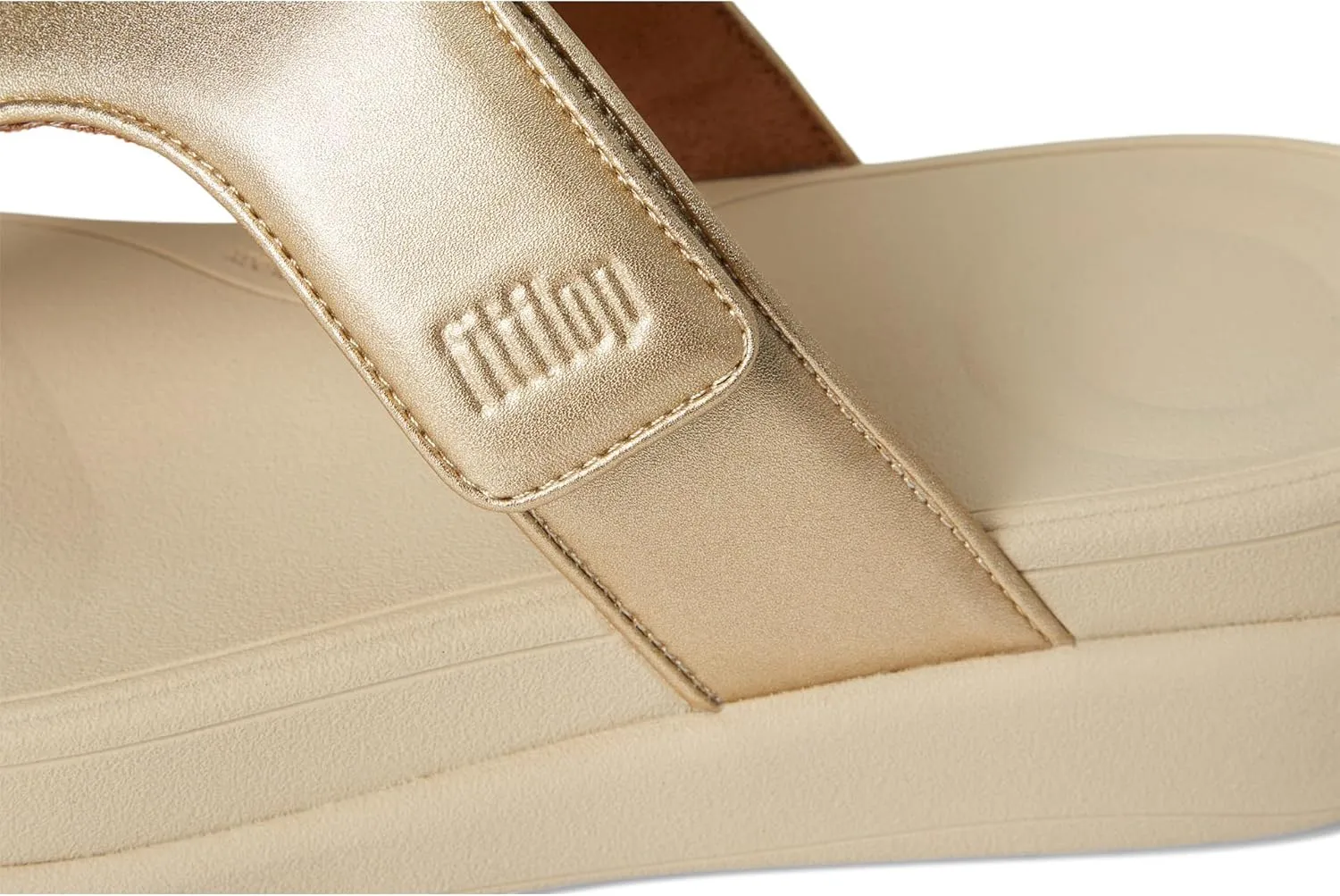 FitFlop Women's F-Mode Go Adjustable Flatform Toe-Post Sandals Wedge