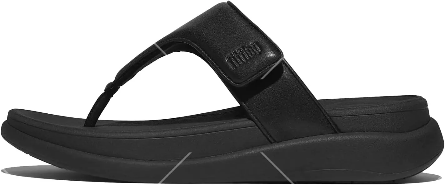 FitFlop Women's F-Mode Go Adjustable Flatform Toe-Post Sandals Wedge