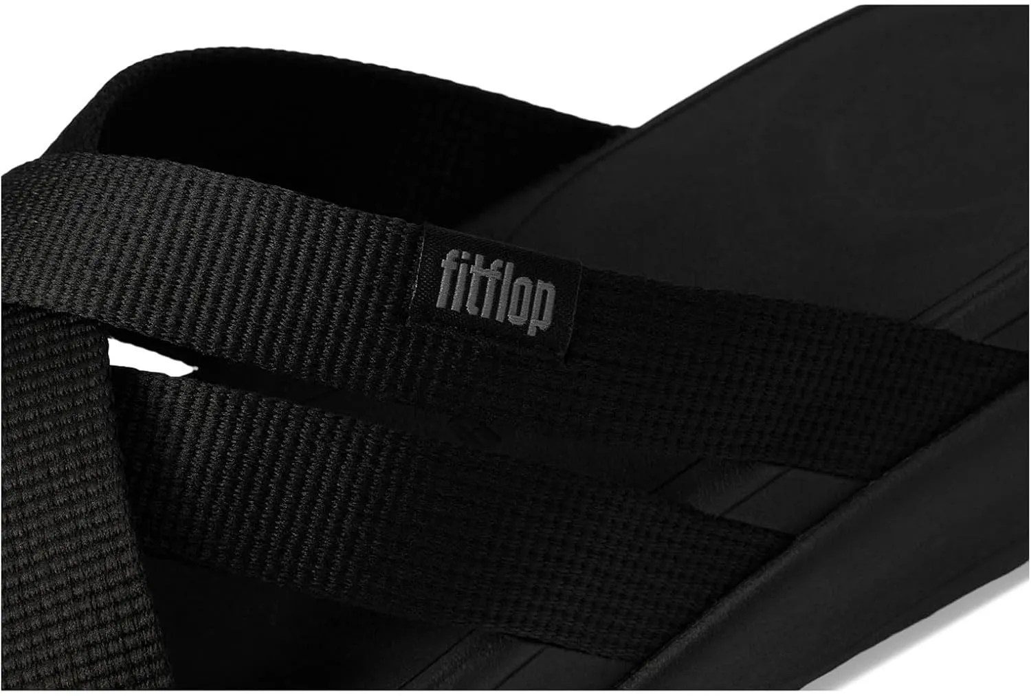 FitFlop Women's F-Mode Go Webbing Flatform Strappy Slides Wedge Sandal