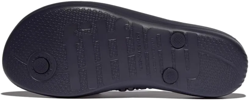 FitFlop Women's Iqushion Multi-Crystal Ergonomic Flip-Flops Wedge Sandal