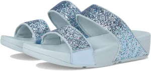 FitFlop Women's Lulu Multi-Tonal Glitter Slides Wedge Sandal