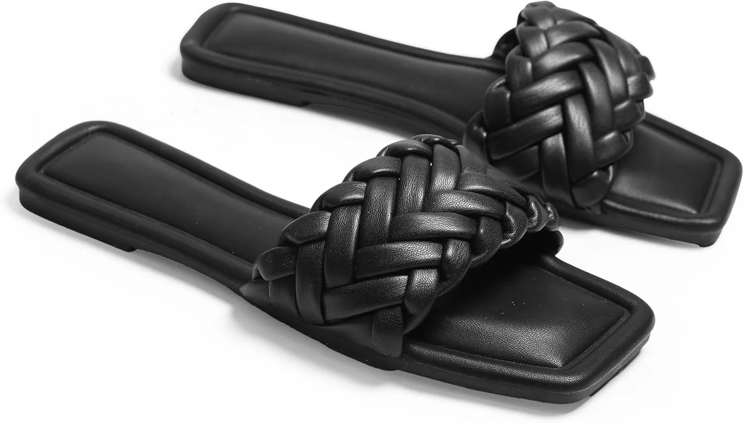 Flat Womens Sandals Flat Slide Sandals Women Black Brown White Sandals Size 6-11