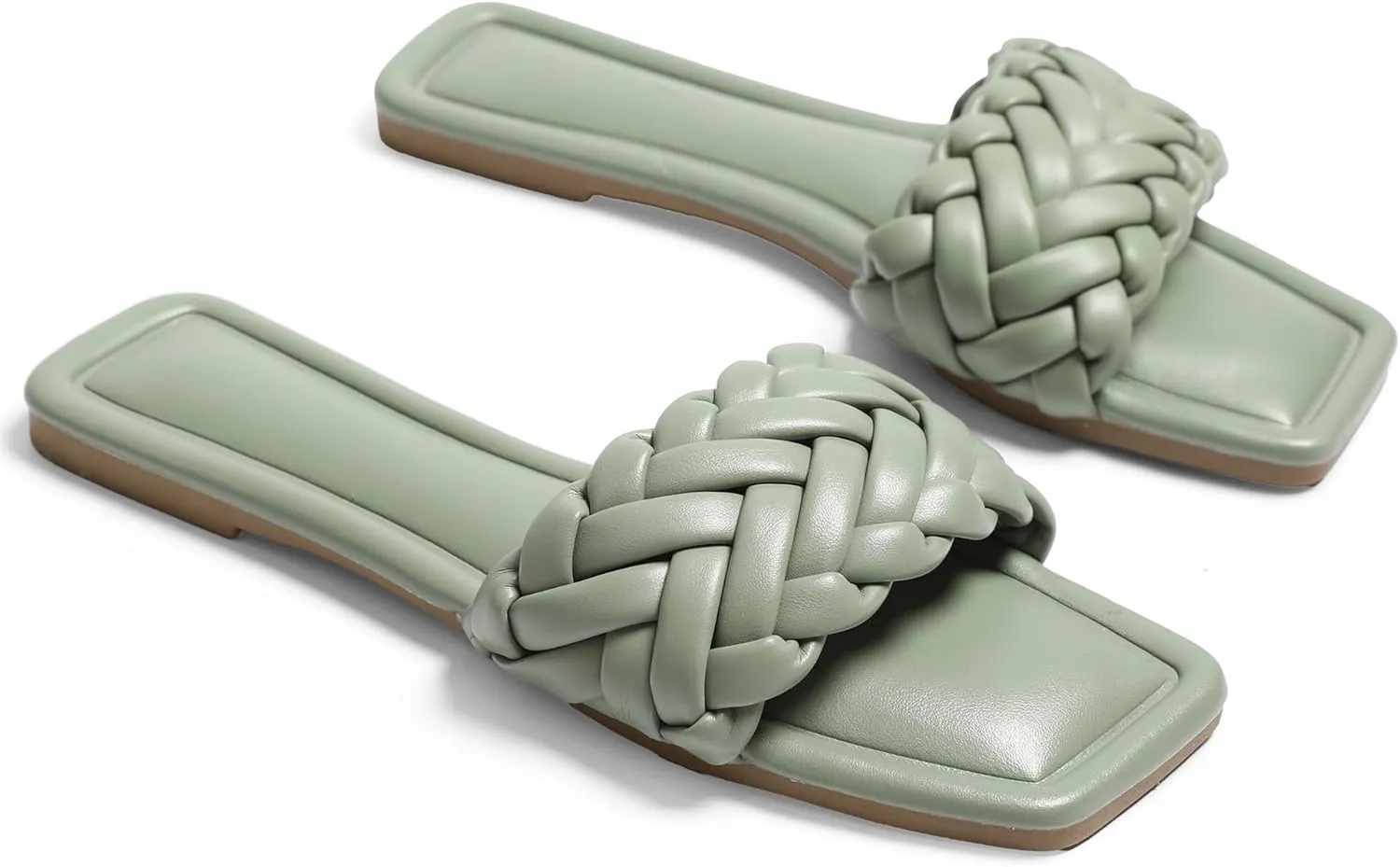 Flat Womens Sandals Flat Slide Sandals Women Black Brown White Sandals Size 6-11