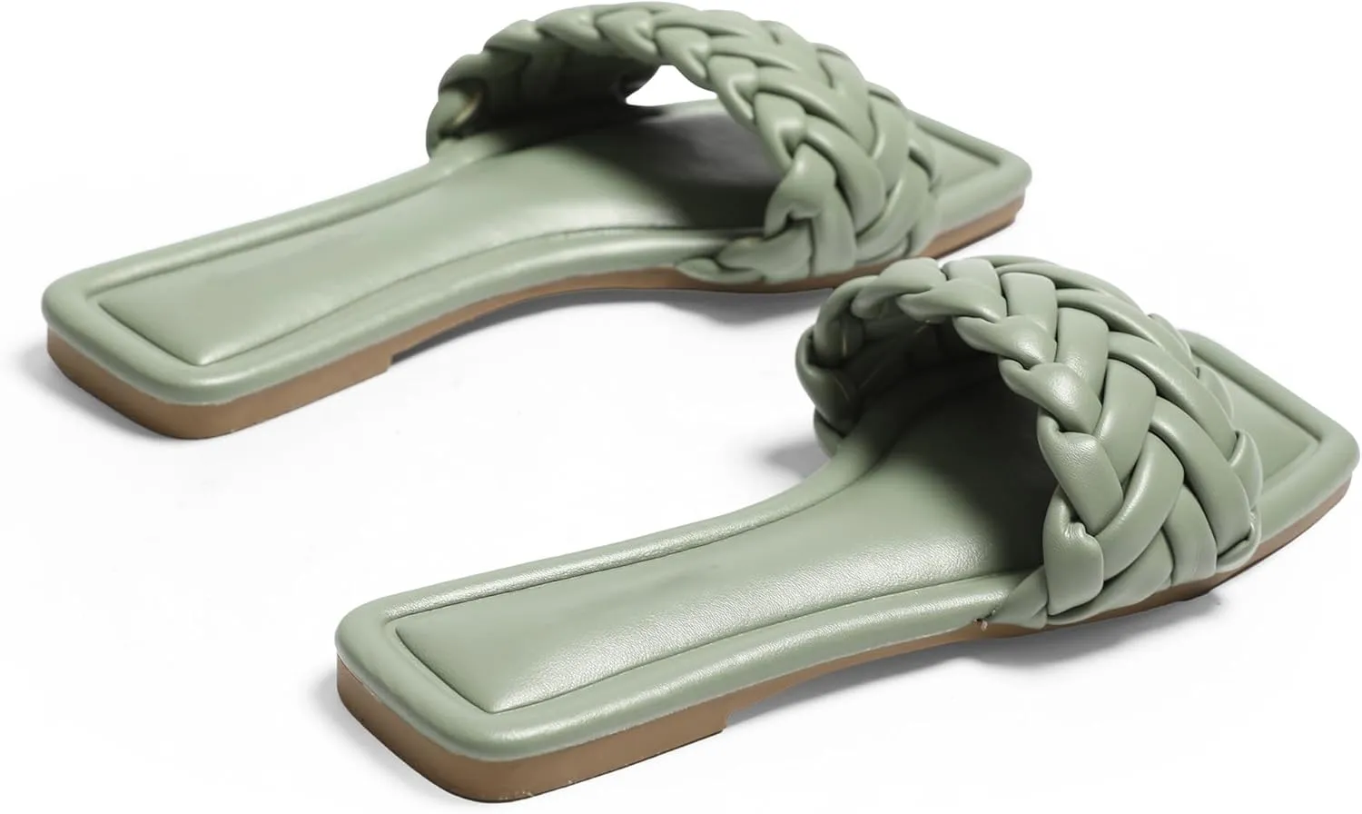 Flat Womens Sandals Flat Slide Sandals Women Black Brown White Sandals Size 6-11