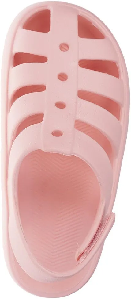 Foamwalk Girl's EVA Slides Fisherman, Buckle Clogs Kids Cloud Slides - Slip On Sandals for Girls Toddler/Little Kid/Big Kid