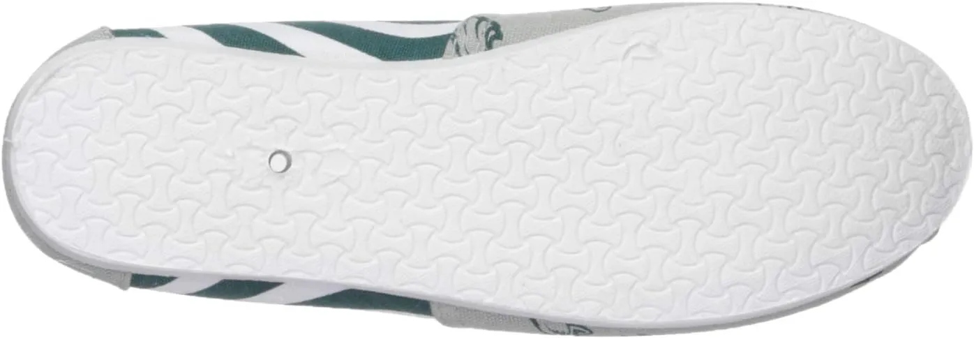 FOCO Women's NFL Team Logo Ladies Fashion Slip On Canvas Shoes