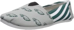 FOCO Women's NFL Team Logo Ladies Fashion Slip On Canvas Shoes