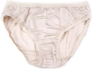 Forever Angel Women's 100% Silk Knitted Midrise Panties Briefs