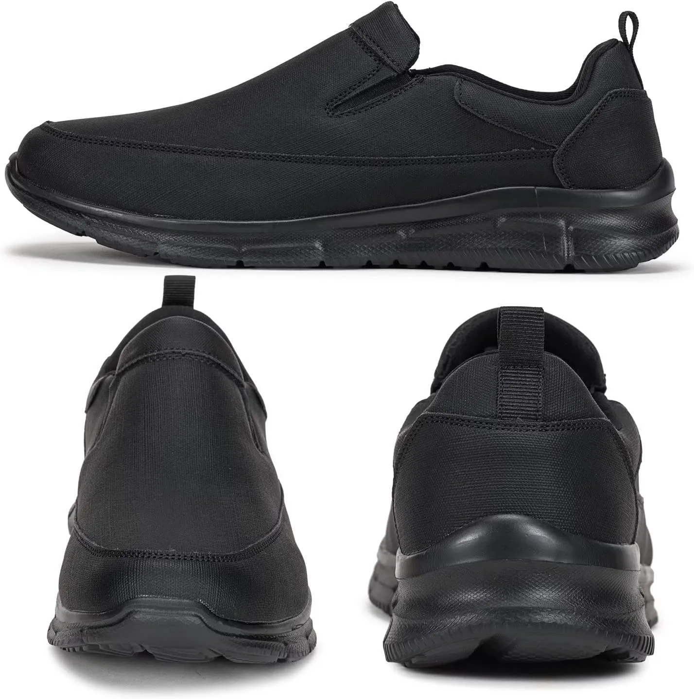 Frank Mully Men's Slip On Walking Shoes Lightweight Casual Knit Loafer Sneakers Comfortable Mesh Work Shoes Athletic Walking Shoes for Men Breathable
