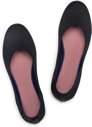 Frank Mully Women’s Ballet Flat Shoes Knit Dress Shoes Round Toe Slip On Ballerina Walking Flats Shoes for Woman Low Wedge Comfort Soft