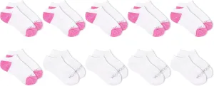Fruit of the Loom Girls' Everyday Essential Soft Cushion Socks
