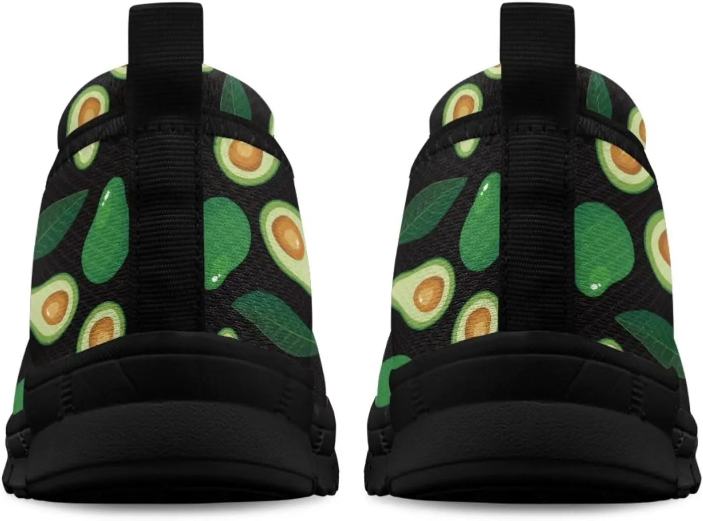 Fruit Print Shoes for Women Slip On Low Cut Loafer Flats Mesh Non Slip Indoor Outdoor Comfortable Shoes for Everyday Wear