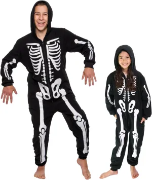 Funziez! Slim Fit Adult Onesie - Animal Halloween Costume - Plush Fruit One Piece Cosplay Suit for Women and Men