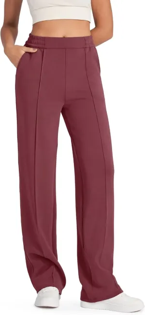 G4Free Smoofit Modal Soft Women Wide Leg Sweatpants with Pockets Yoga Pants Casual Lounge Trousers Petite/Regular/Tall