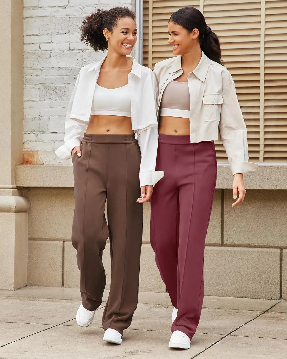 G4Free Smoofit Modal Soft Women Wide Leg Sweatpants with Pockets Yoga Pants Casual Lounge Trousers Petite/Regular/Tall
