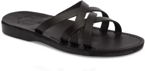 Gad - Leather Criss Cross Strap Sandal - Mens Sandals