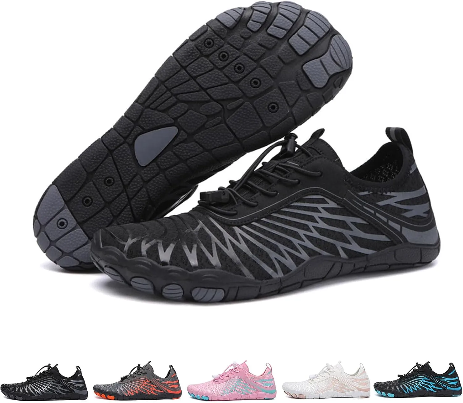 Giltpeak Hike Barefoot Shoes Women Men, Pro Wide Slip-On Minimalist Athletic Quick Dry Baresteps Shoes Unisex