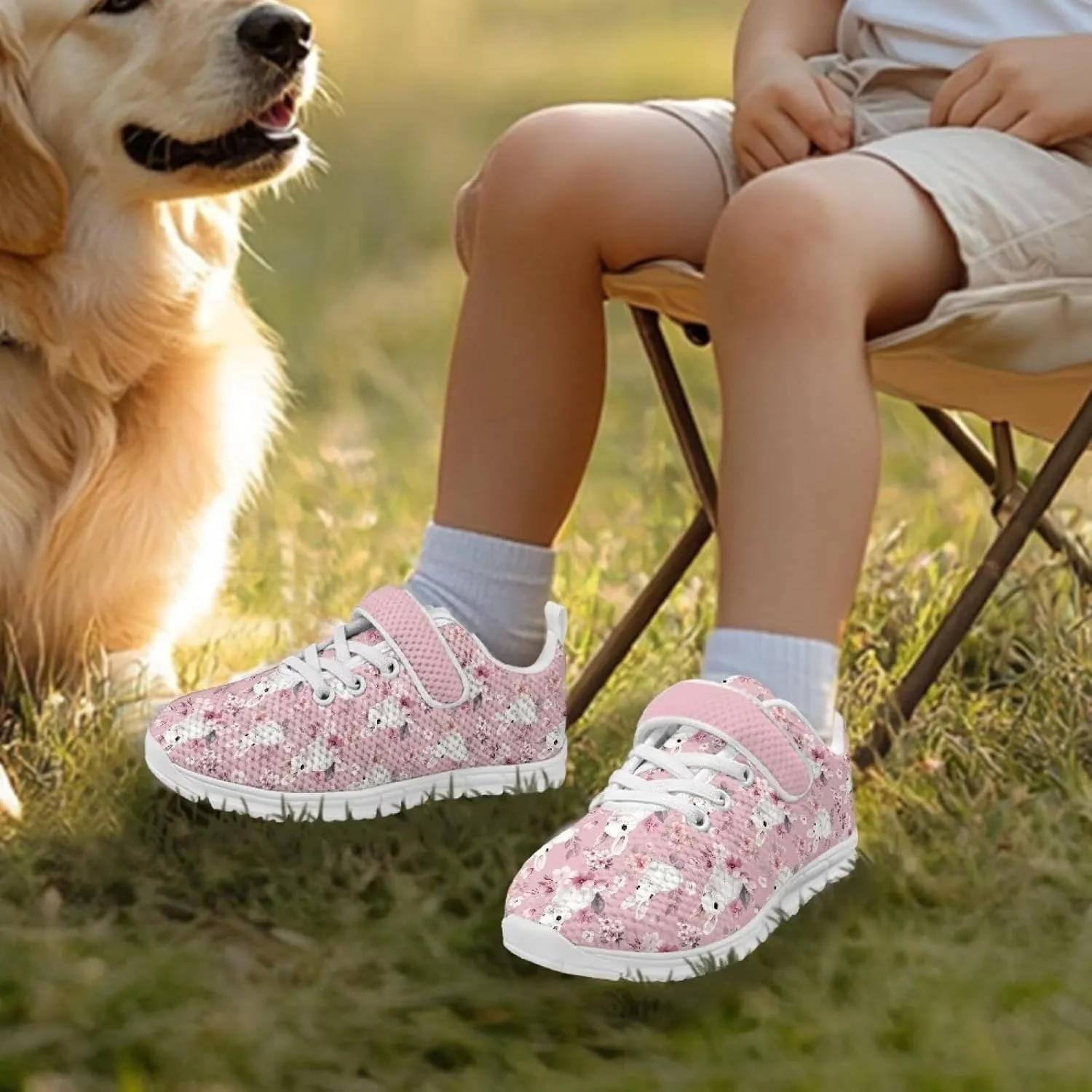 Girls Slip On Sneakers Cute Animal Little Kids Shoes School Tennis Shoes
