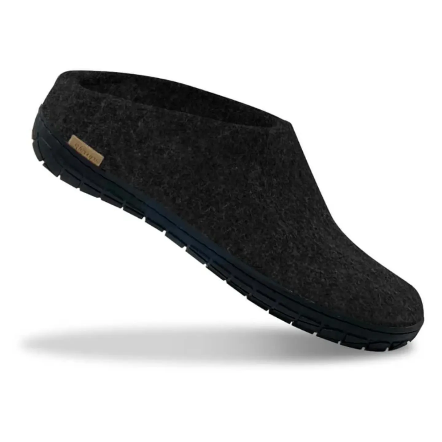 Glerups The Slip-On Charcoal - Black Rubber