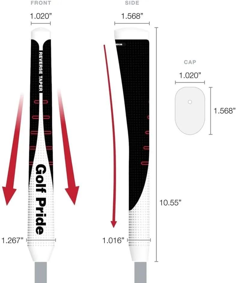 Golf Pride Reverse Taper Putter Grip