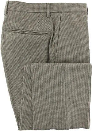 Gray Micro-Houndstooth Pants - Extra Slim
