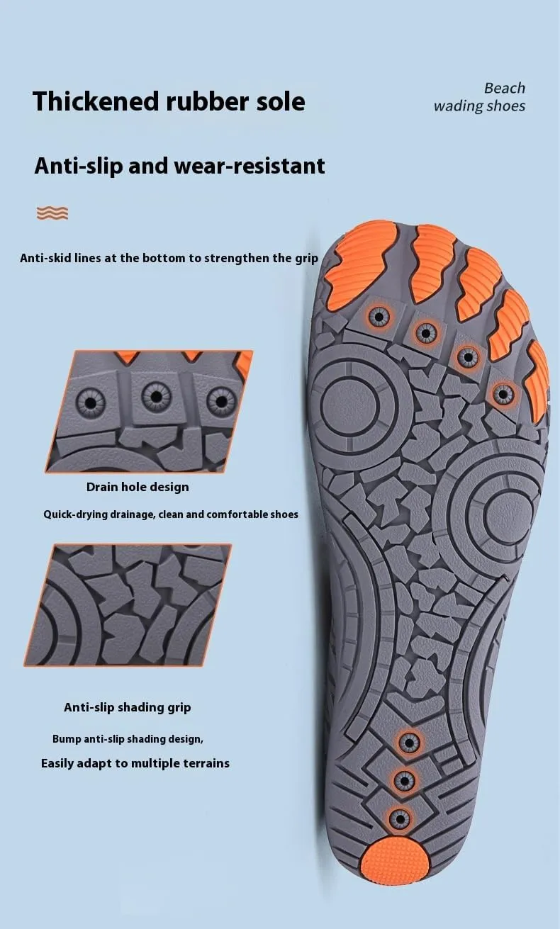 Grounded Footwear for Women, Grounding Allround Barefoot Shoes, Waterproof Trail Running Healthy & Non-Slip Barefoot Shoes, Slip-On Unisex Quick Dry
