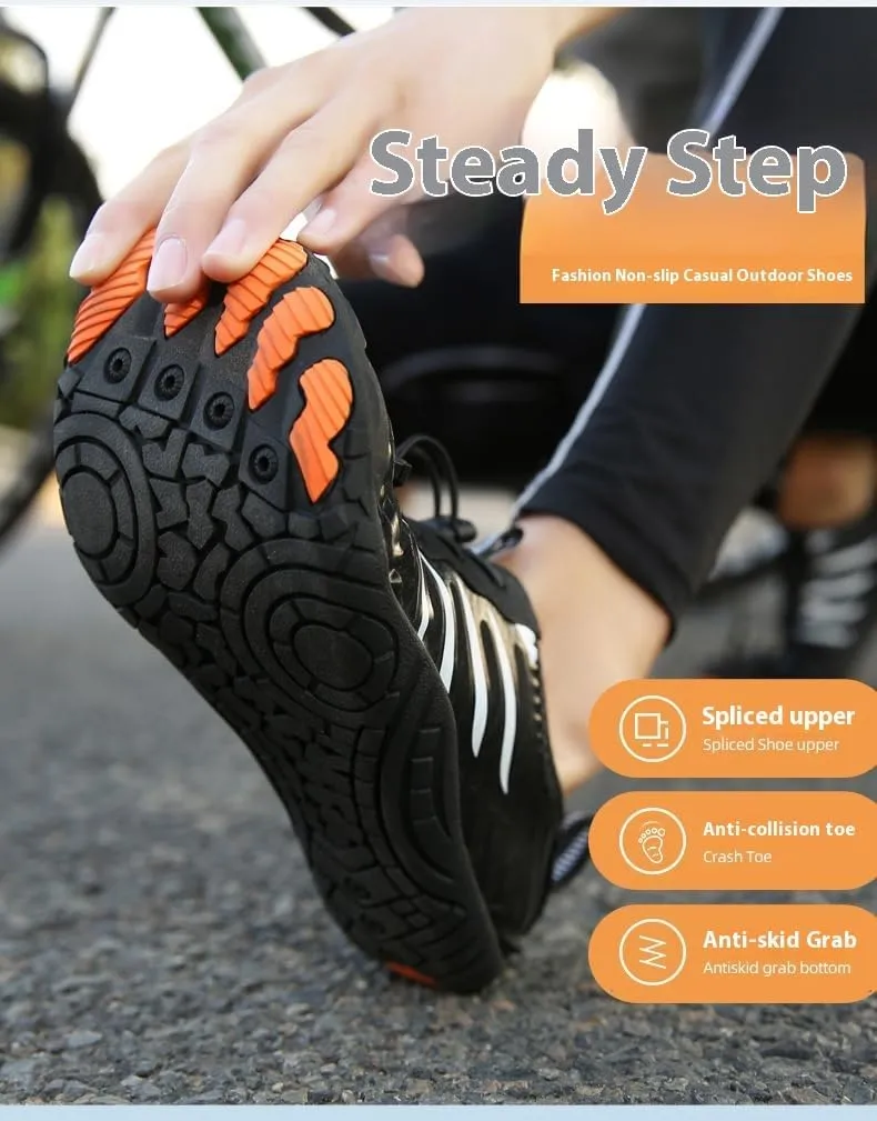 Grounded Footwear for Women, Grounding Allround Barefoot Shoes, Waterproof Trail Running Healthy & Non-Slip Barefoot Shoes, Slip-On Unisex Quick Dry
