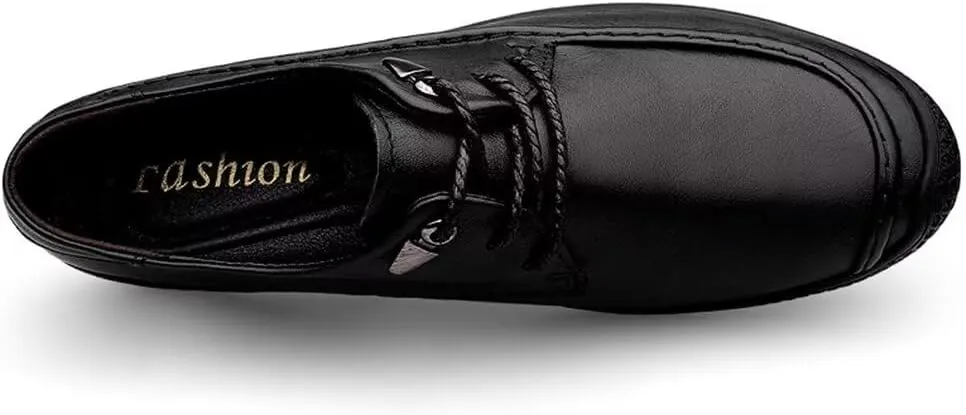 GSLMOLN Men's Fashion Loafer Leather Casual Breathable Formal Dress Shoes