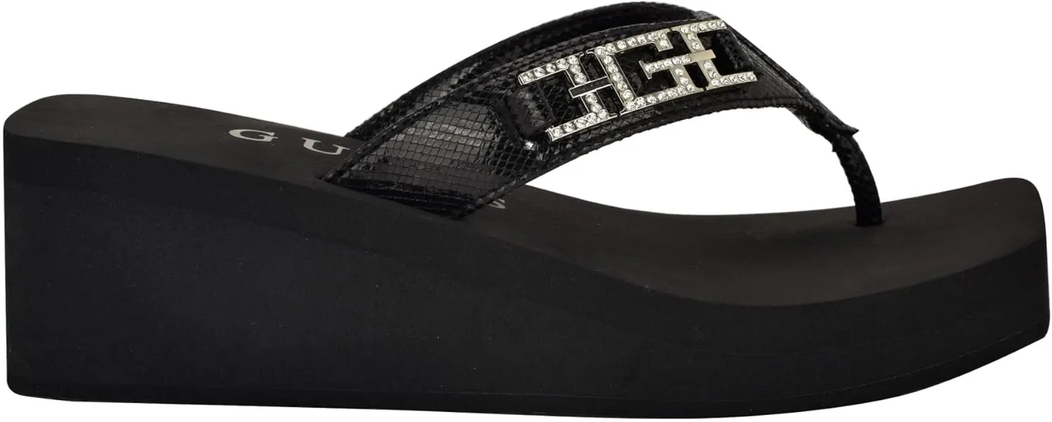 Guess Women's Elowen Wedge Sandal