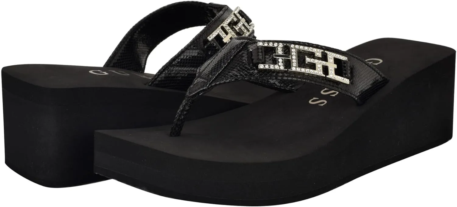 Guess Women's Elowen Wedge Sandal