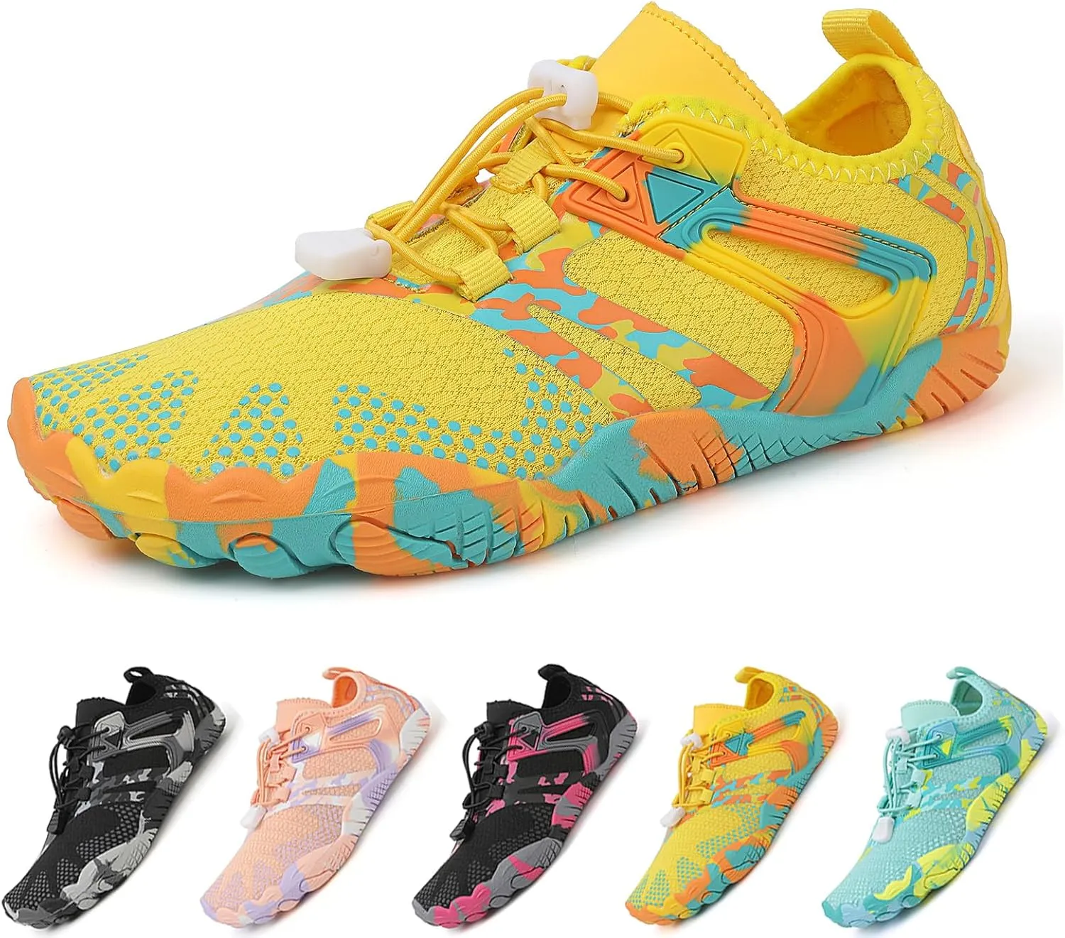 GUNIYIFS Water Shoes Men Women Adult Quick-Dry Aqua Sock Barefoot Shoes Non-Slip Hike Breathable Footwear Outdoor Athletic Beach