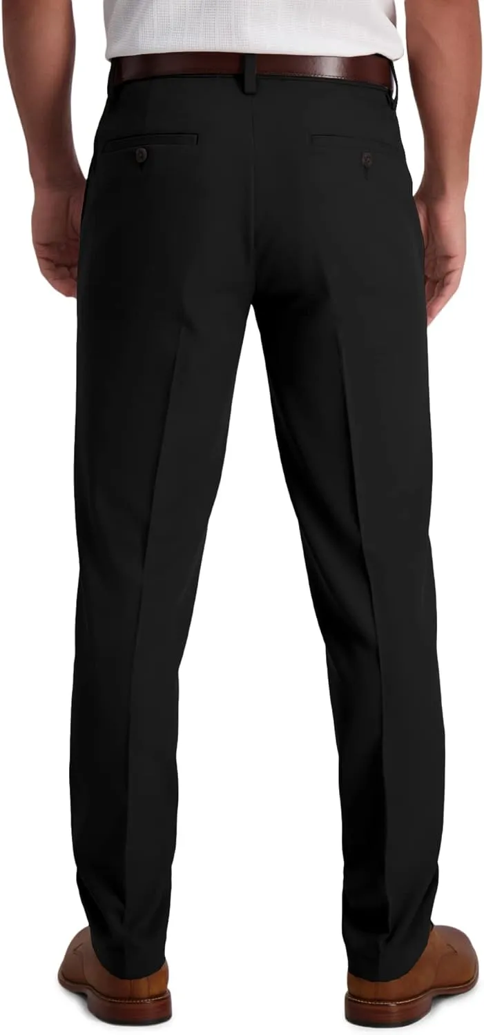 Haggar Men's Cool 18 Pro Slim Fit Flat Front Dress Casual Stretch Golf Pant