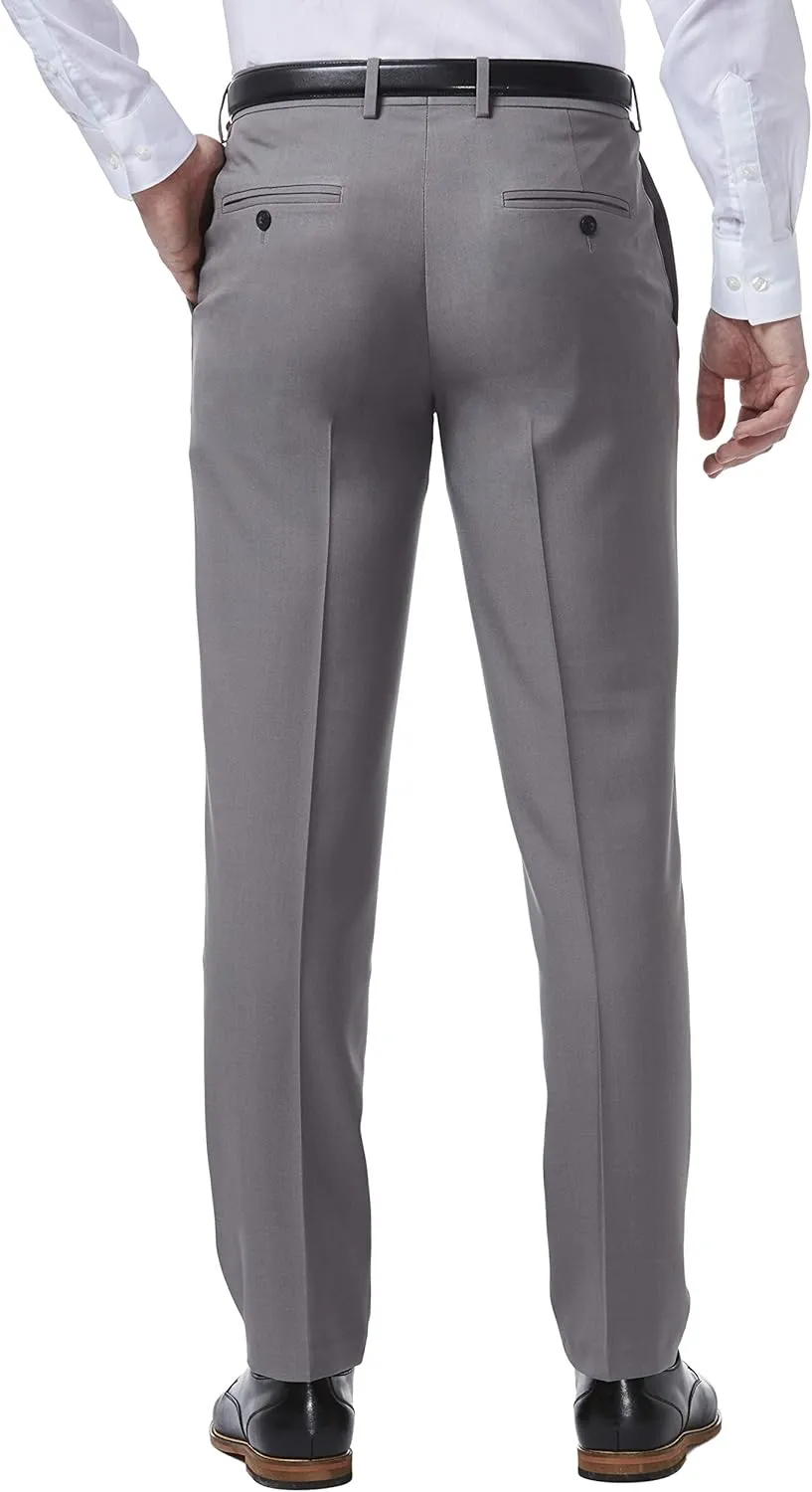 Haggar Men's Premium Comfort Dress Slim Fit Flat Front Pant