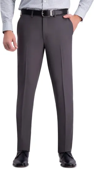 Haggar Men's Premium Comfort Dress Slim Fit Flat Front Pant