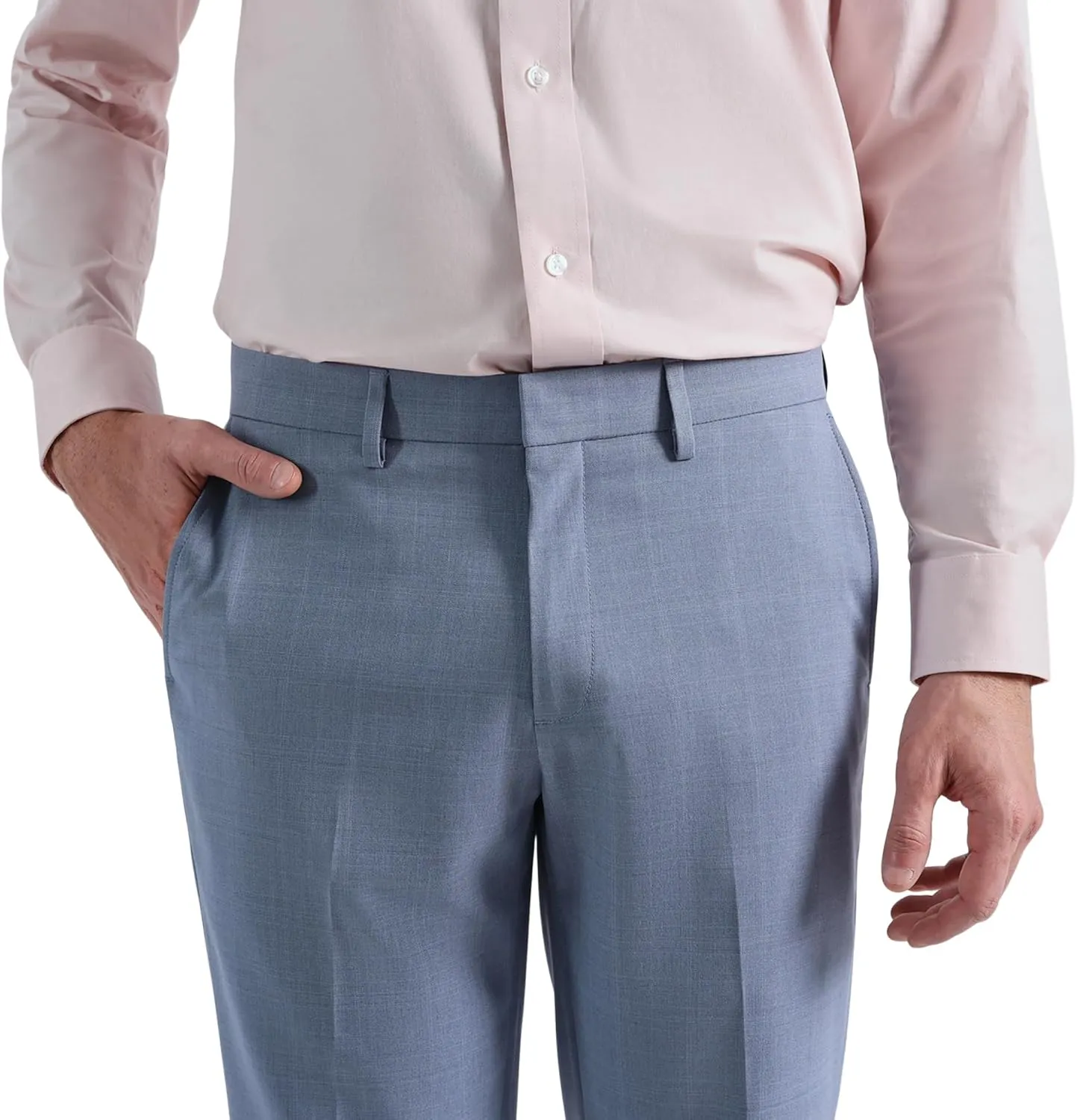 Haggar Men's Smart Wash with Repreve Slim Fit Suit Separates-Pants & Jackets