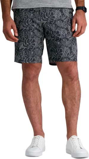 Haggar Men's The Active Series Hybrid Snap Closure Printed Short