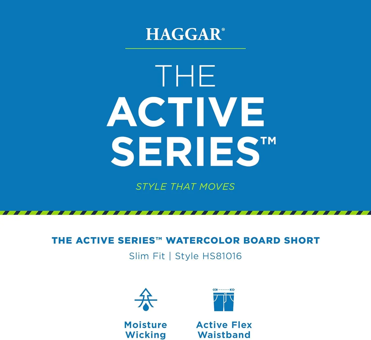 Haggar Men's The Active Series Watercolor Board Short