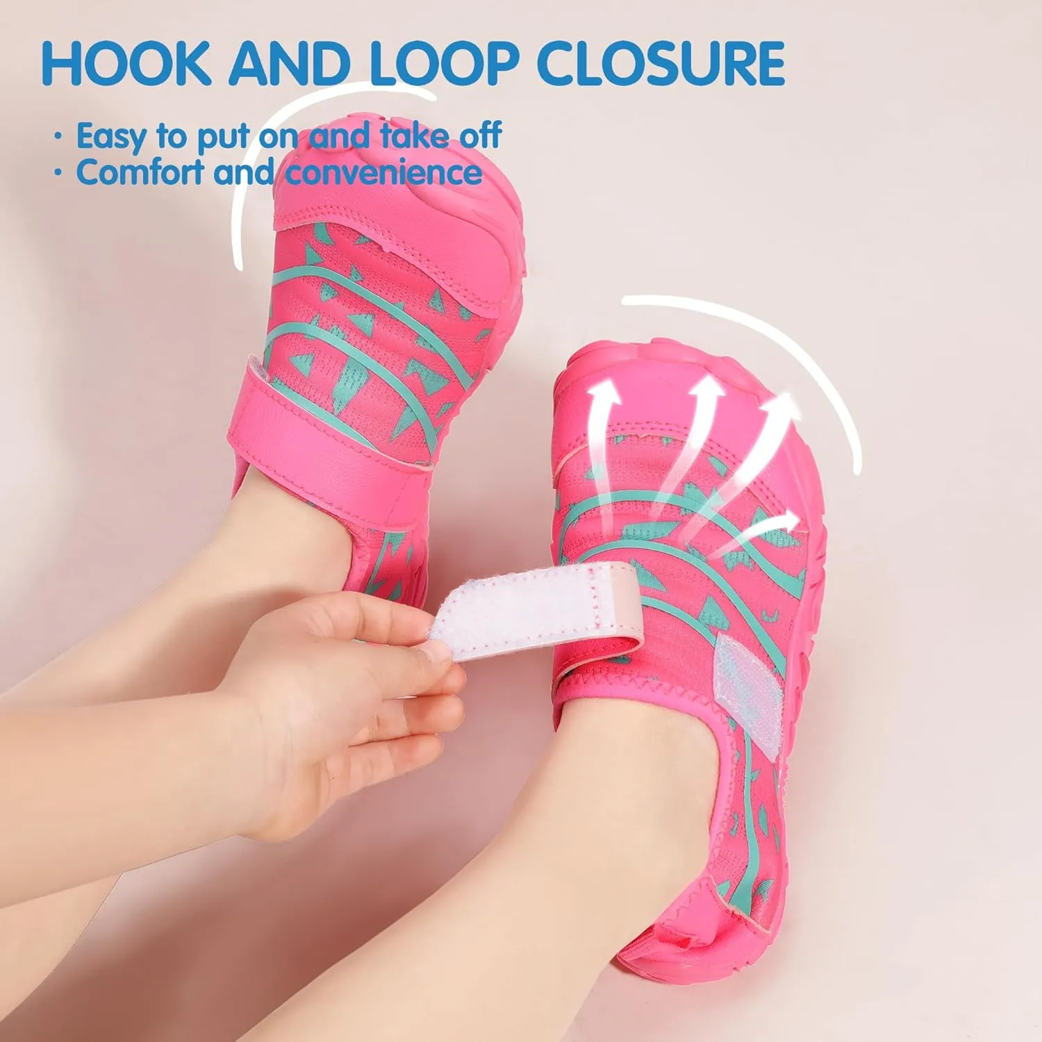 Hehainom Kids Water Shoes Girls Boys Quick Dry Barefoot Lightweight Sport Aqua Beach Pool Swim Shoes