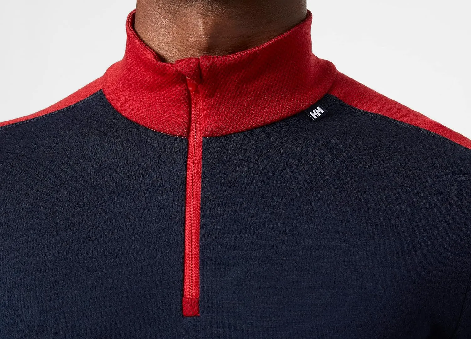 Helly-Hansen LIFA Merino Midweight Half-Zip Base Layer for Men - Performance Wicking Interior