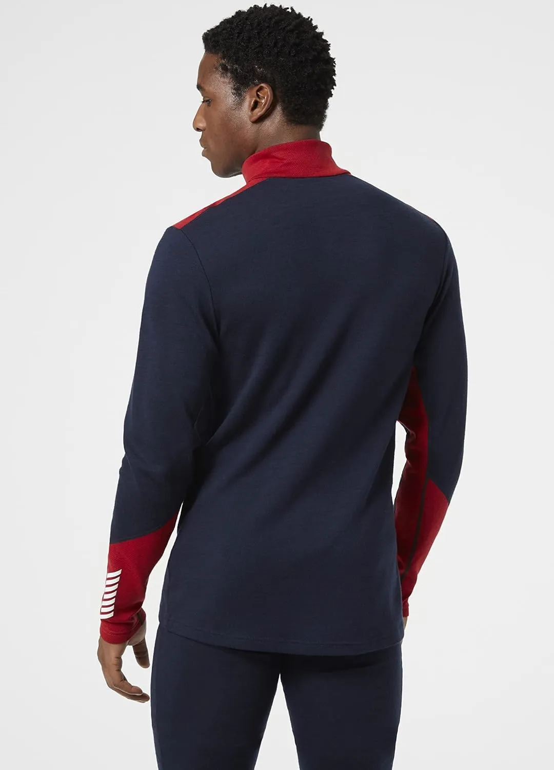 Helly-Hansen LIFA Merino Midweight Half-Zip Base Layer for Men - Performance Wicking Interior