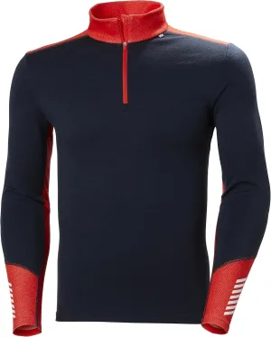 Helly-Hansen LIFA Merino Midweight Half-Zip Base Layer for Men - Performance Wicking Interior