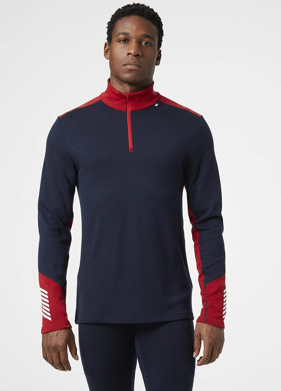 Helly-Hansen LIFA Merino Midweight Half-Zip Base Layer for Men - Performance Wicking Interior